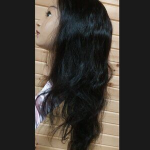 360 Lace Front Human Hair Wig, 200 Density, 26"